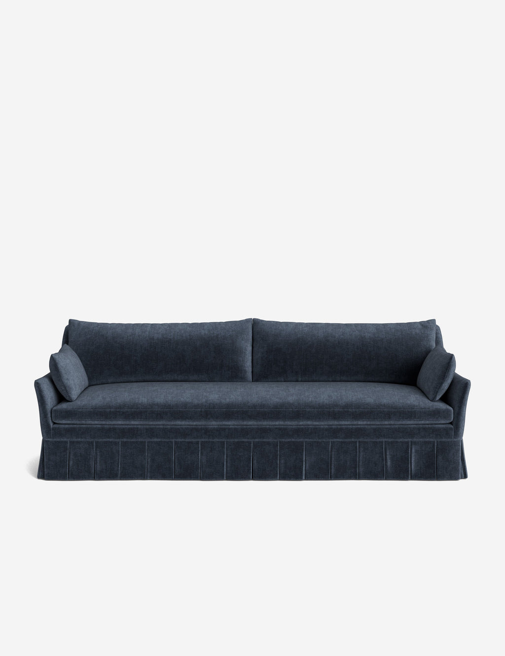 Pavona Pleated Sofa | Transitional Style, Slope-Arm Design