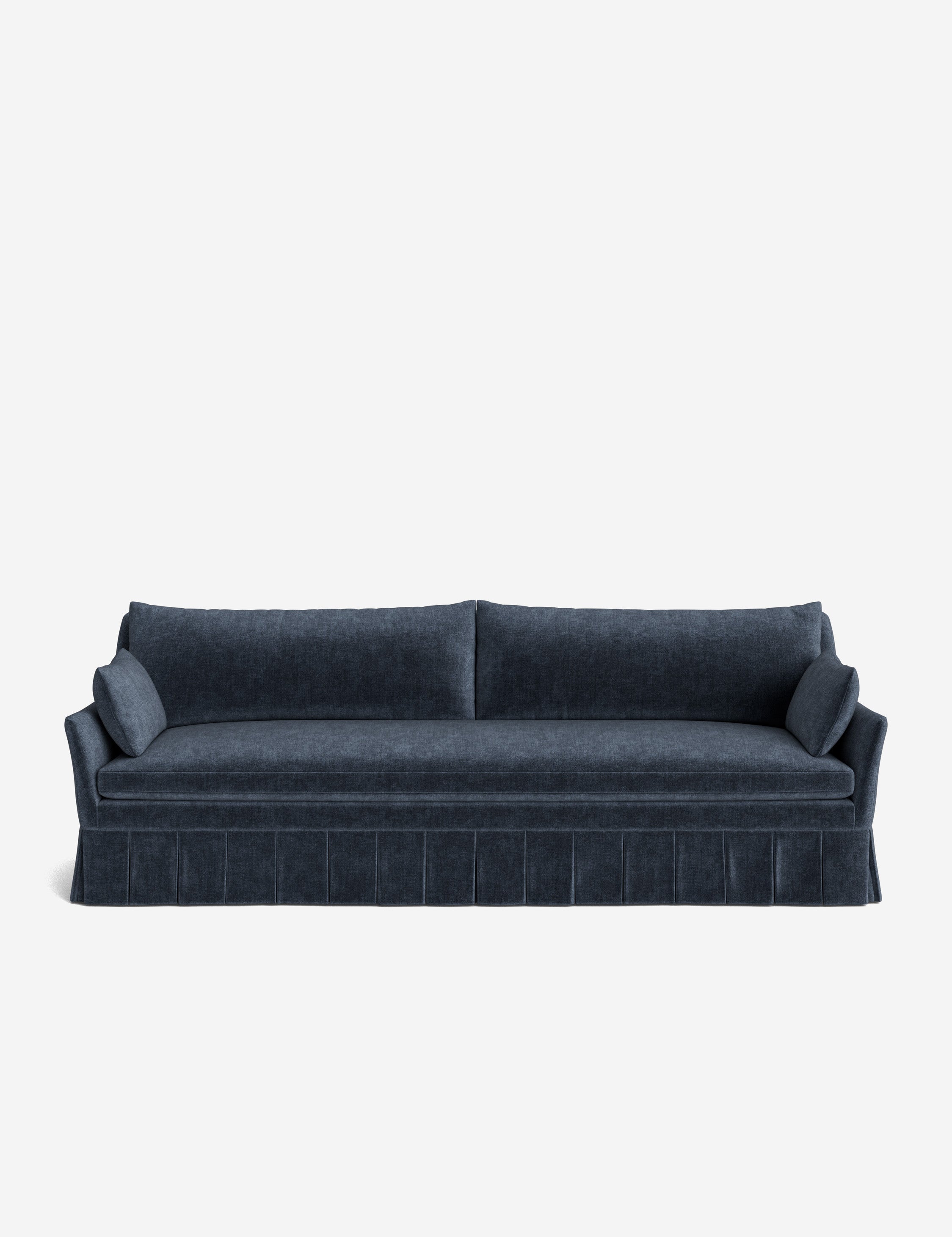 Pavona Pleated Sofa | Transitional Style, Slope-Arm Design