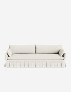Pavona Pleated Sofa | Transitional Style, Slope-Arm Design