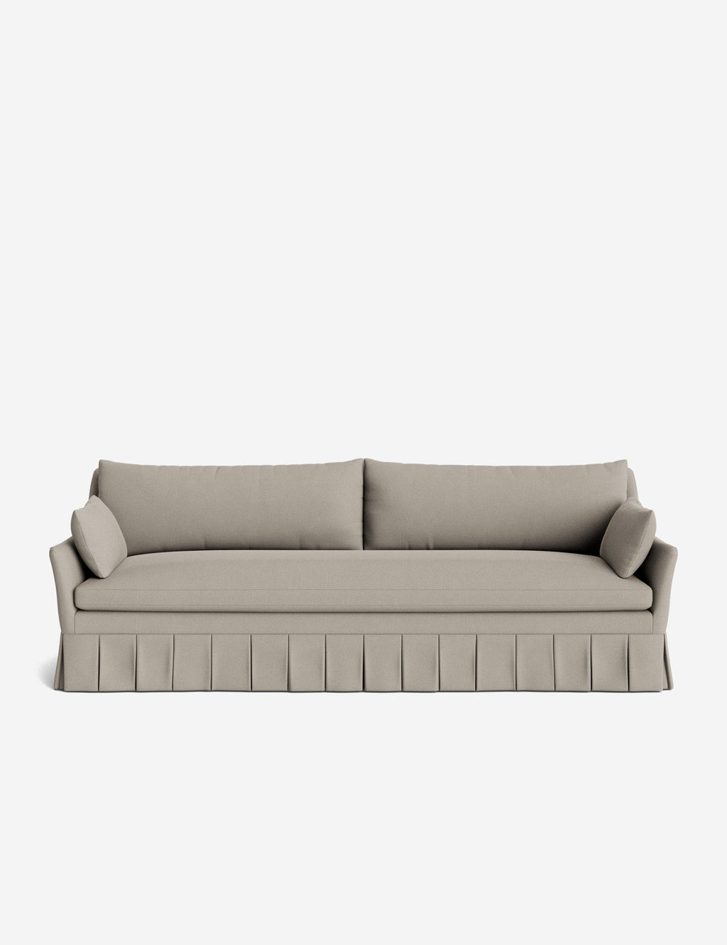 Pavona Pleated Sofa | Transitional Style, Slope-Arm Design