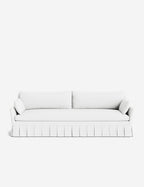 Pavona Pleated Sofa | Transitional Style, Slope-Arm Design