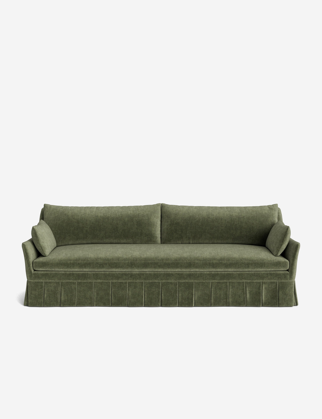 Pavona Pleated Sofa | Transitional Style, Slope-Arm Design
