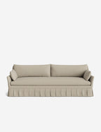 Pavona Pleated Sofa | Transitional Style, Slope-Arm Design