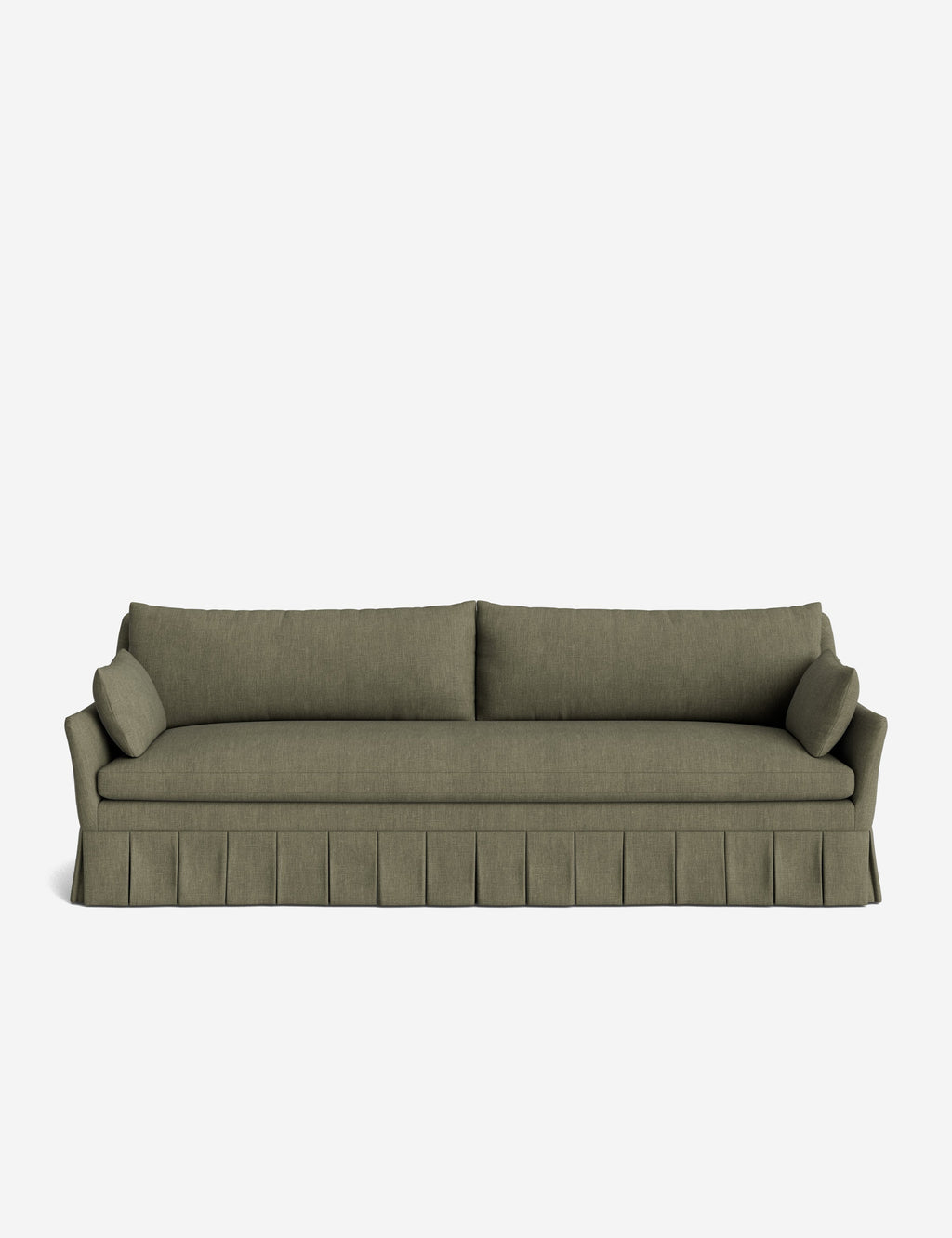 Pavona Pleated Sofa | Transitional Style, Slope-Arm Design