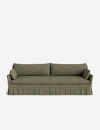 Pavona Pleated Sofa | Transitional Style, Slope-Arm Design