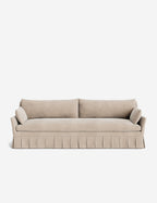 Pavona Pleated Sofa | Transitional Style, Slope-Arm Design