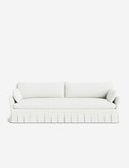 Pavona Pleated Sofa | Transitional Style, Slope-Arm Design