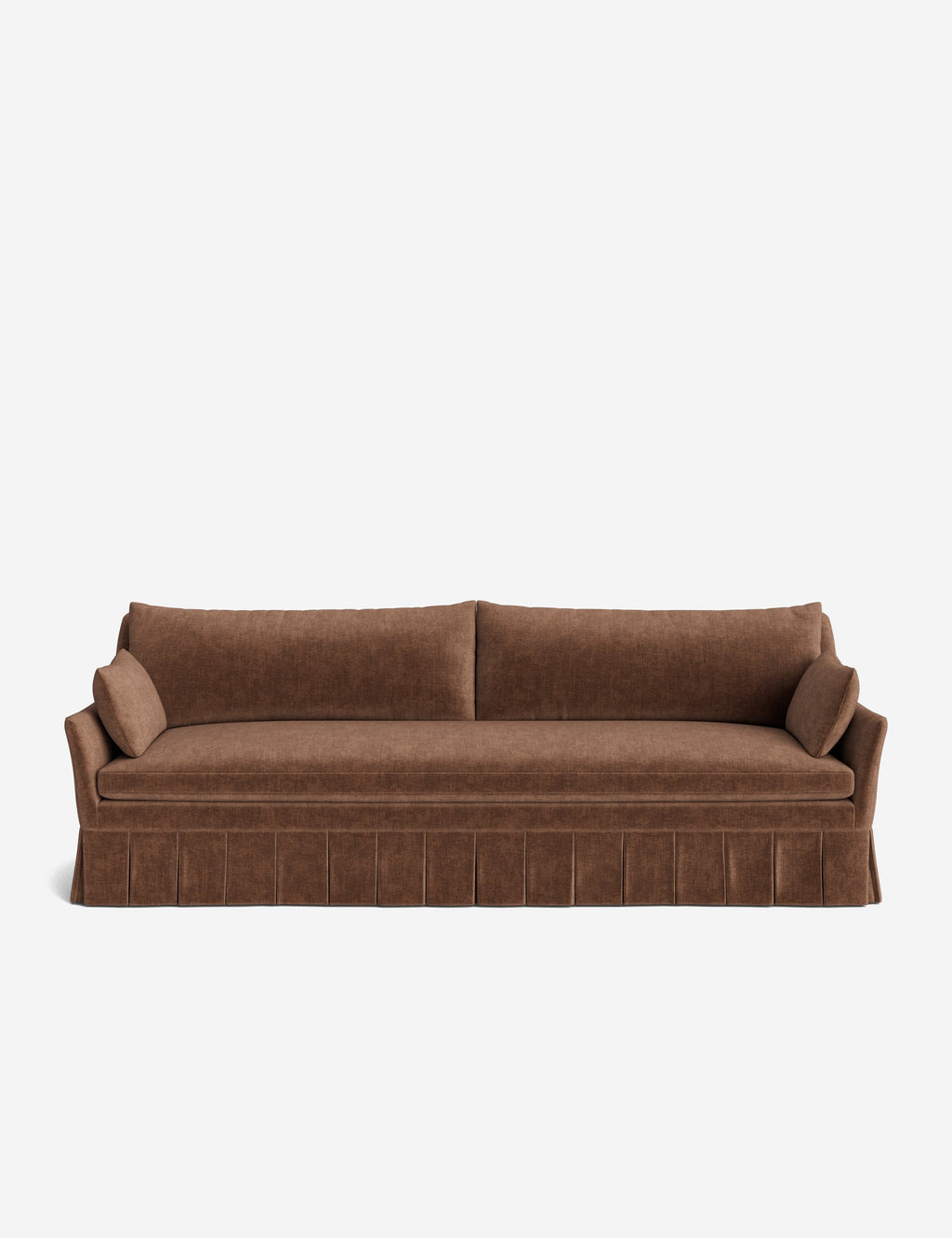 Pavona Pleated Sofa | Transitional Style, Slope-Arm Design