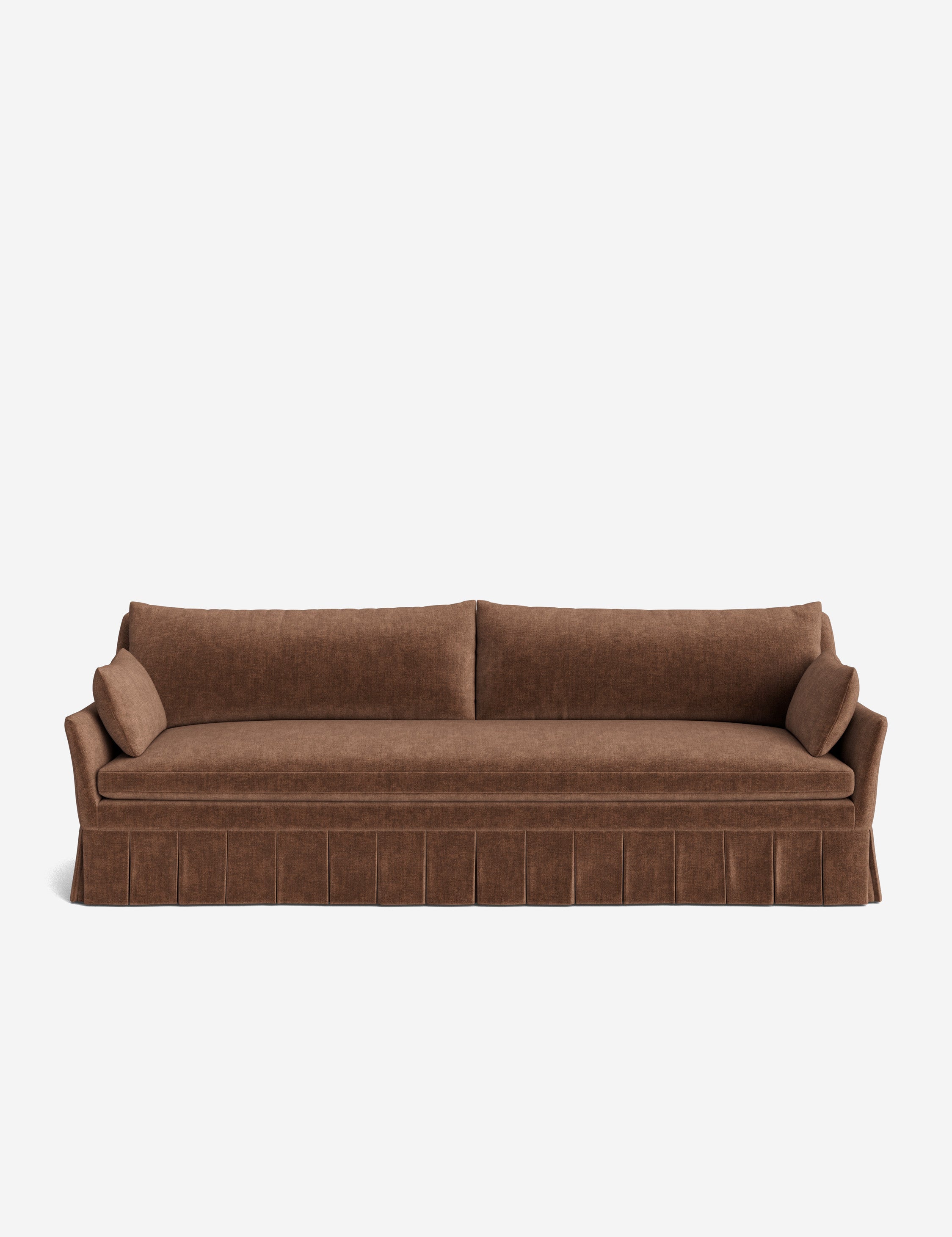 Pavona Pleated Sofa | Transitional Style, Slope-Arm Design