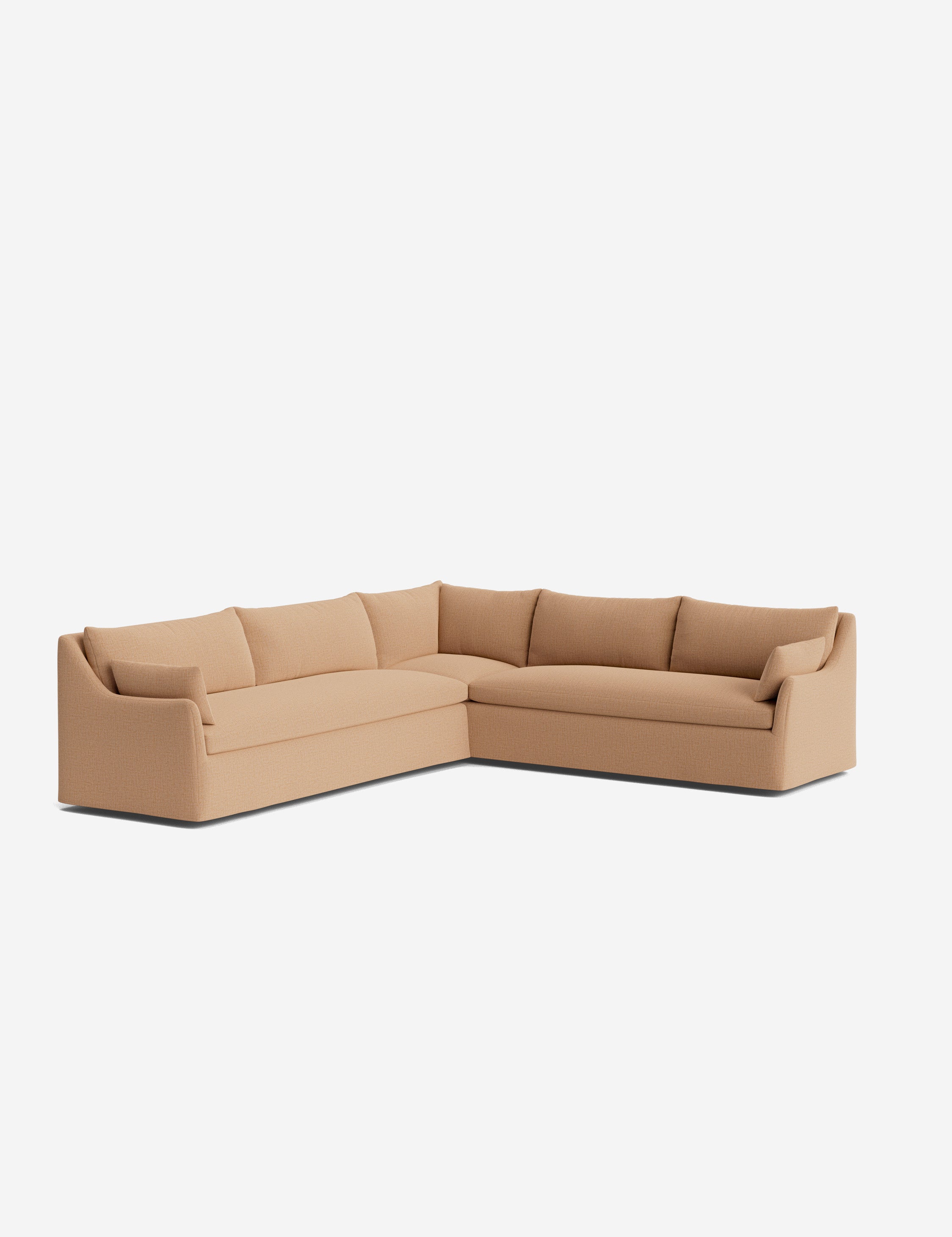 Palia Corner Sectional Sofa | Slipcover-Style, Slope-Arm Design