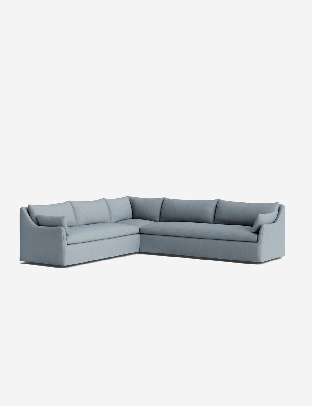 Palia Corner Sectional Sofa | Slipcover-Style, Slope-Arm Design