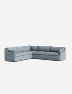 Palia Corner Sectional Sofa | Slipcover-Style, Slope-Arm Design