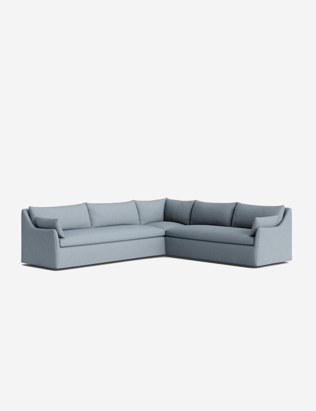 Palia Corner Sectional Sofa | Slipcover-Style, Slope-Arm Design
