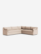 Palia Corner Sectional Sofa | Slipcover-Style, Slope-Arm Design