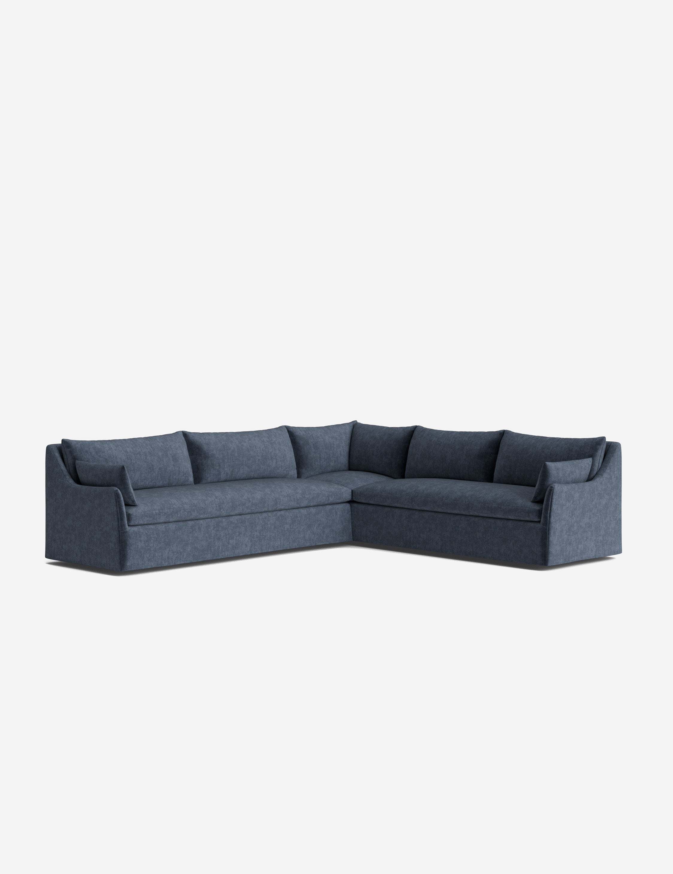 Palia Corner Sectional Sofa | Slipcover-Style, Slope-Arm Design