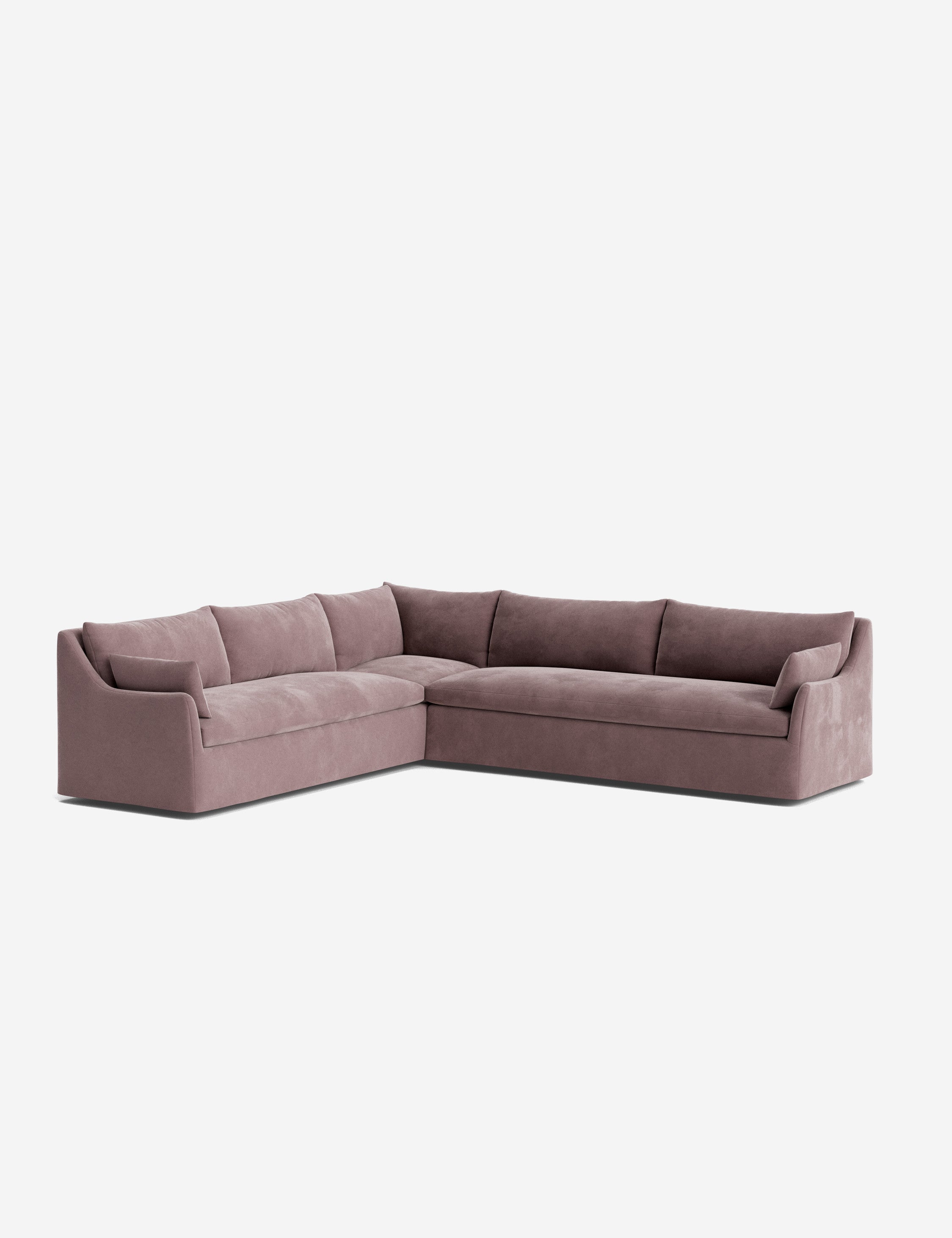 Palia Corner Sectional Sofa | Slipcover-Style, Slope-Arm Design