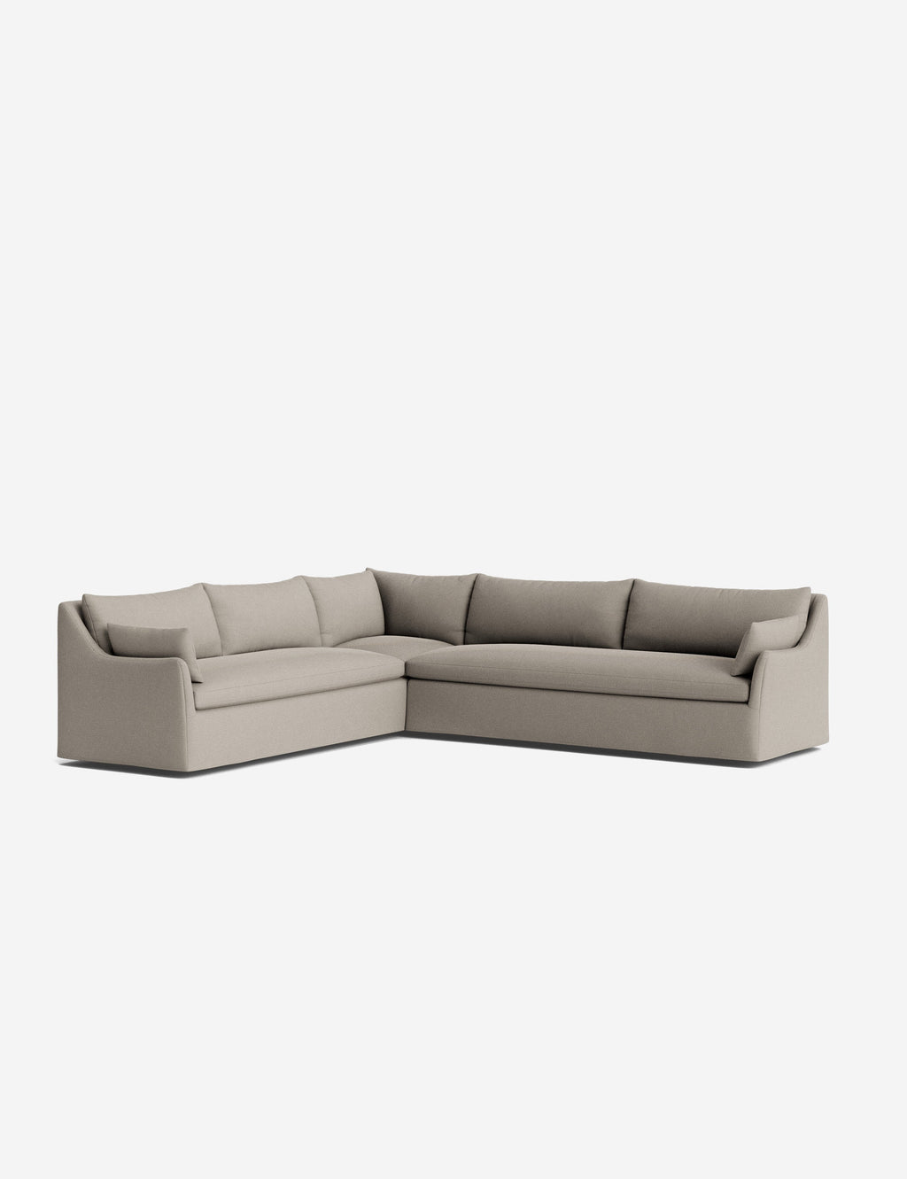 Palia Corner Sectional Sofa | Slipcover-Style, Slope-Arm Design