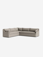 Palia Corner Sectional Sofa | Slipcover-Style, Slope-Arm Design