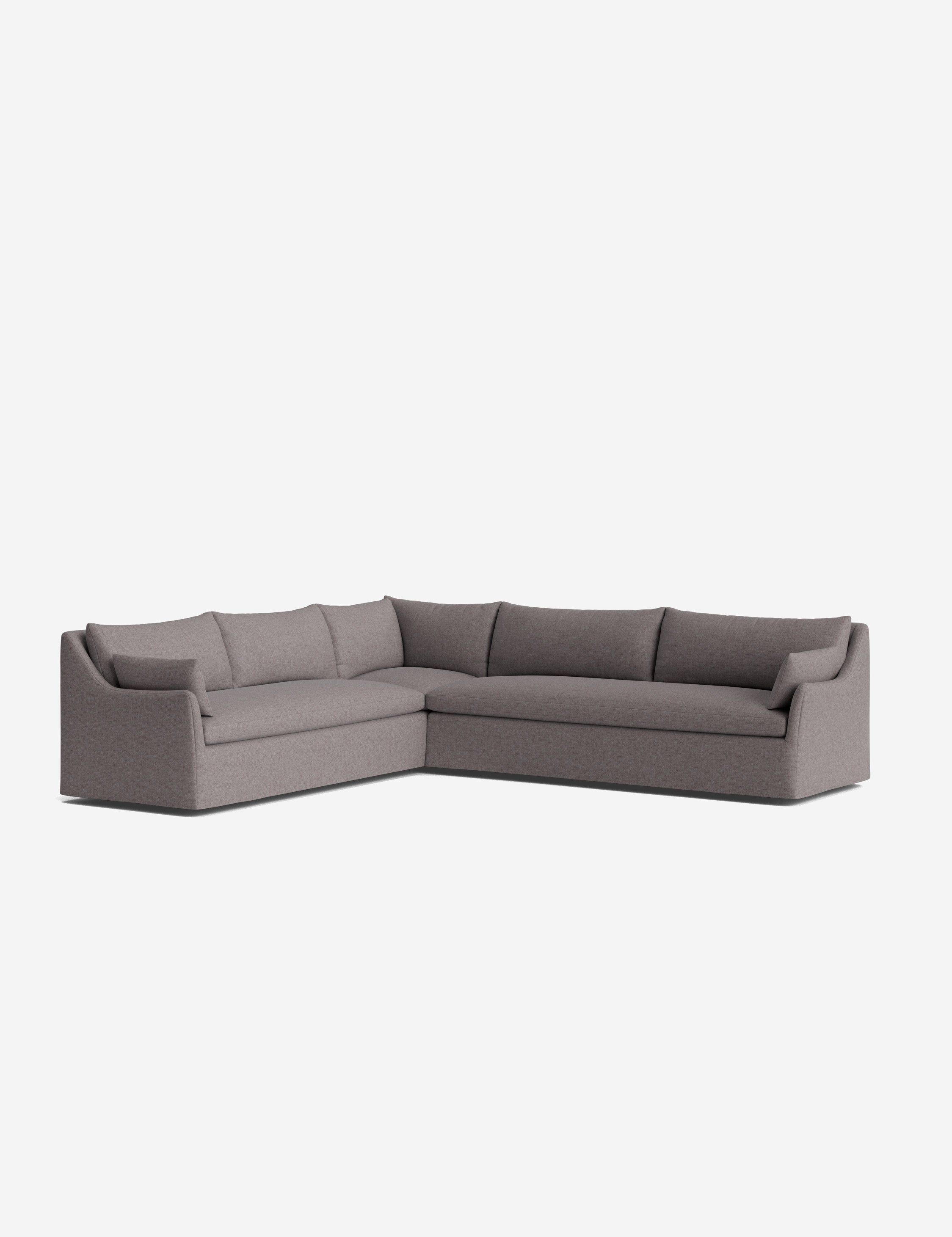 Palia Corner Sectional Sofa | Slipcover-Style, Slope-Arm Design