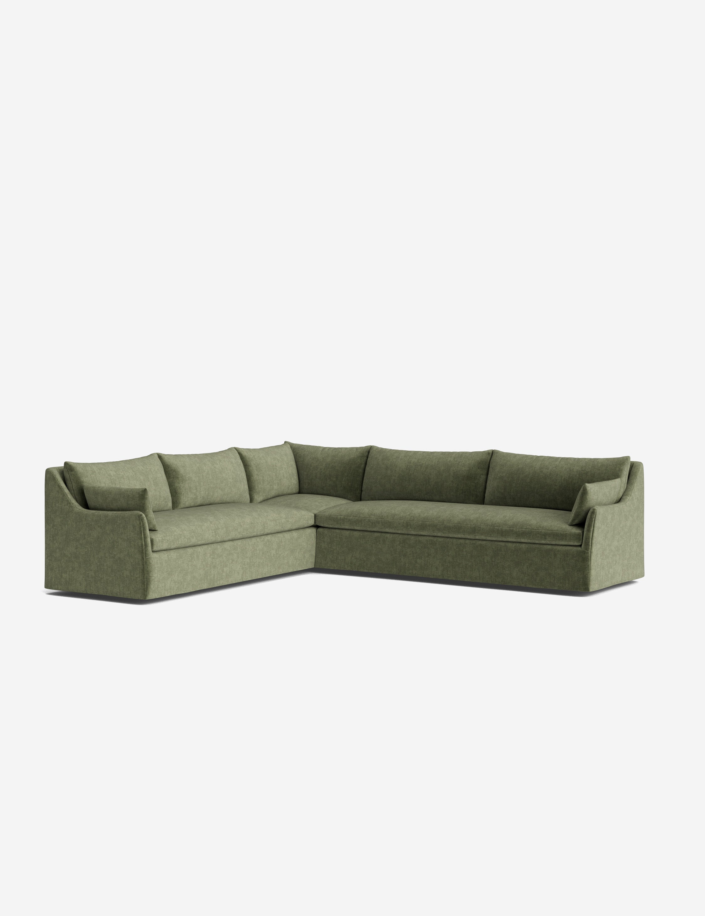 Palia Corner Sectional Sofa | Slipcover-Style, Slope-Arm Design