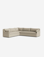 Palia Corner Sectional Sofa | Slipcover-Style, Slope-Arm Design