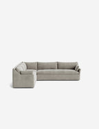 Palia Corner Sectional Sofa | Slipcover-Style, Slope-Arm Design