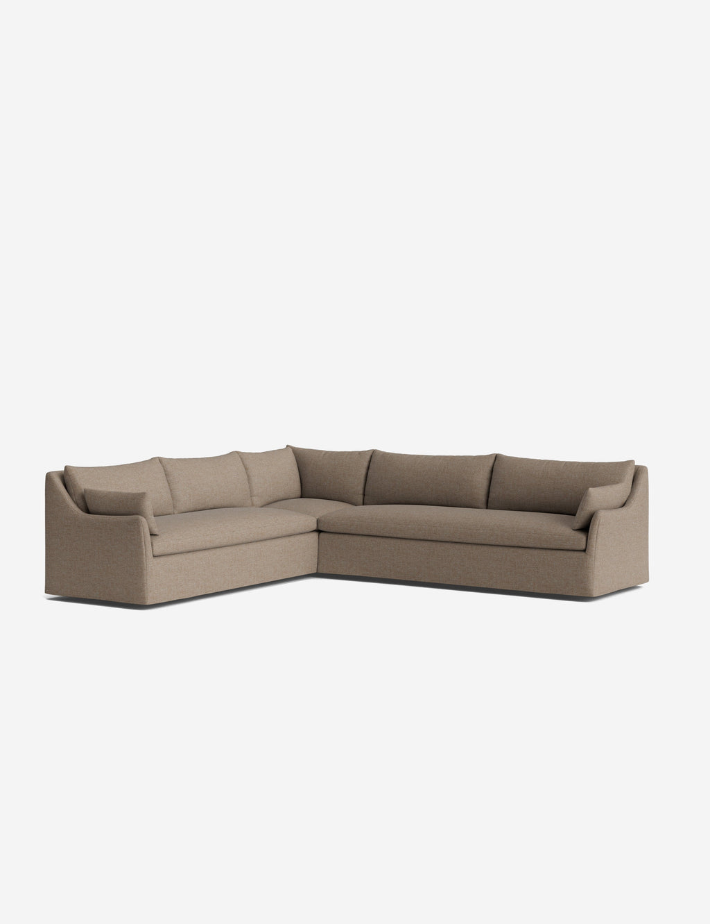Palia Corner Sectional Sofa | Slipcover-Style, Slope-Arm Design