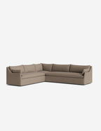 Palia Corner Sectional Sofa | Slipcover-Style, Slope-Arm Design