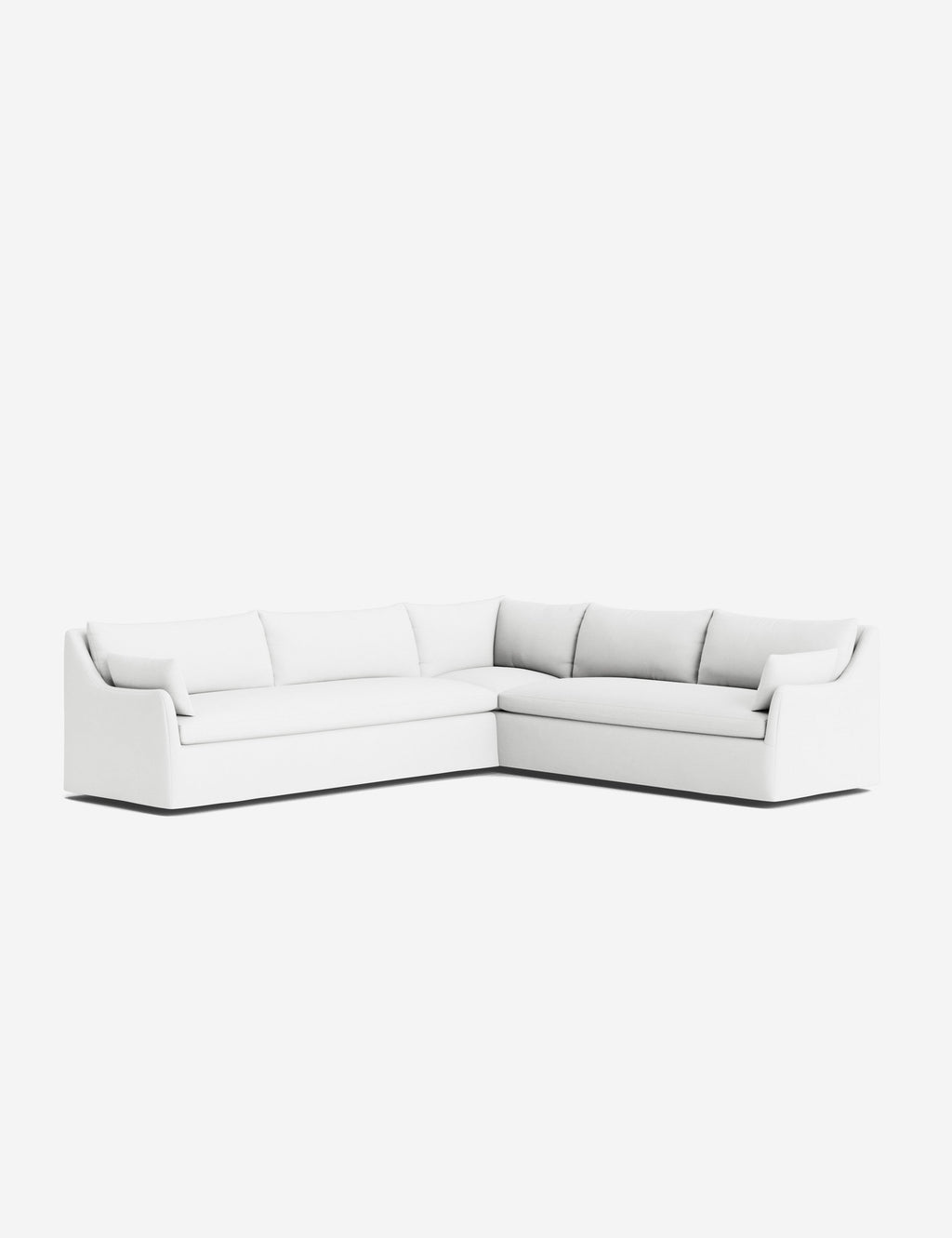 Palia Corner Sectional Sofa | Slipcover-Style, Slope-Arm Design