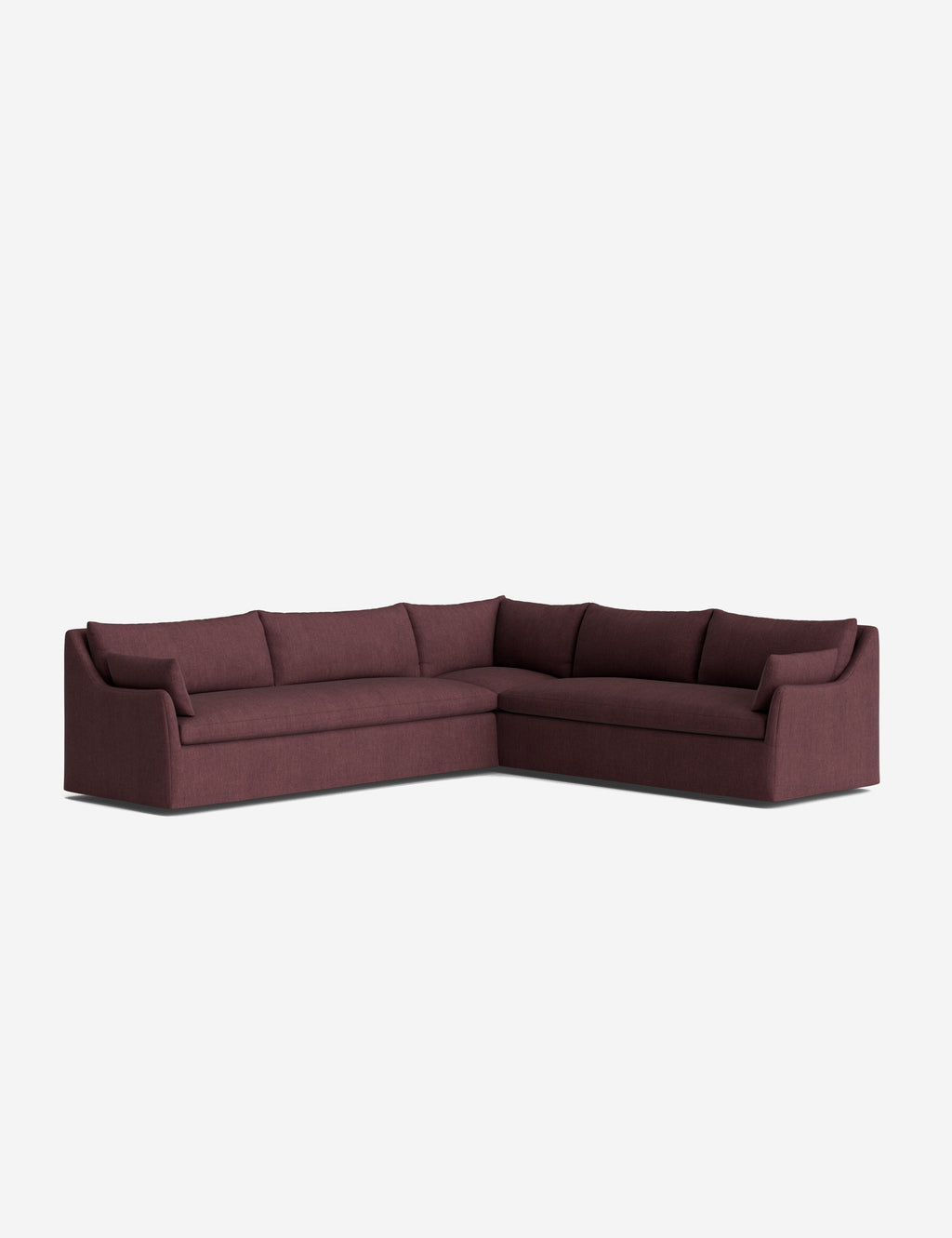 Palia Corner Sectional Sofa | Slipcover-Style, Slope-Arm Design