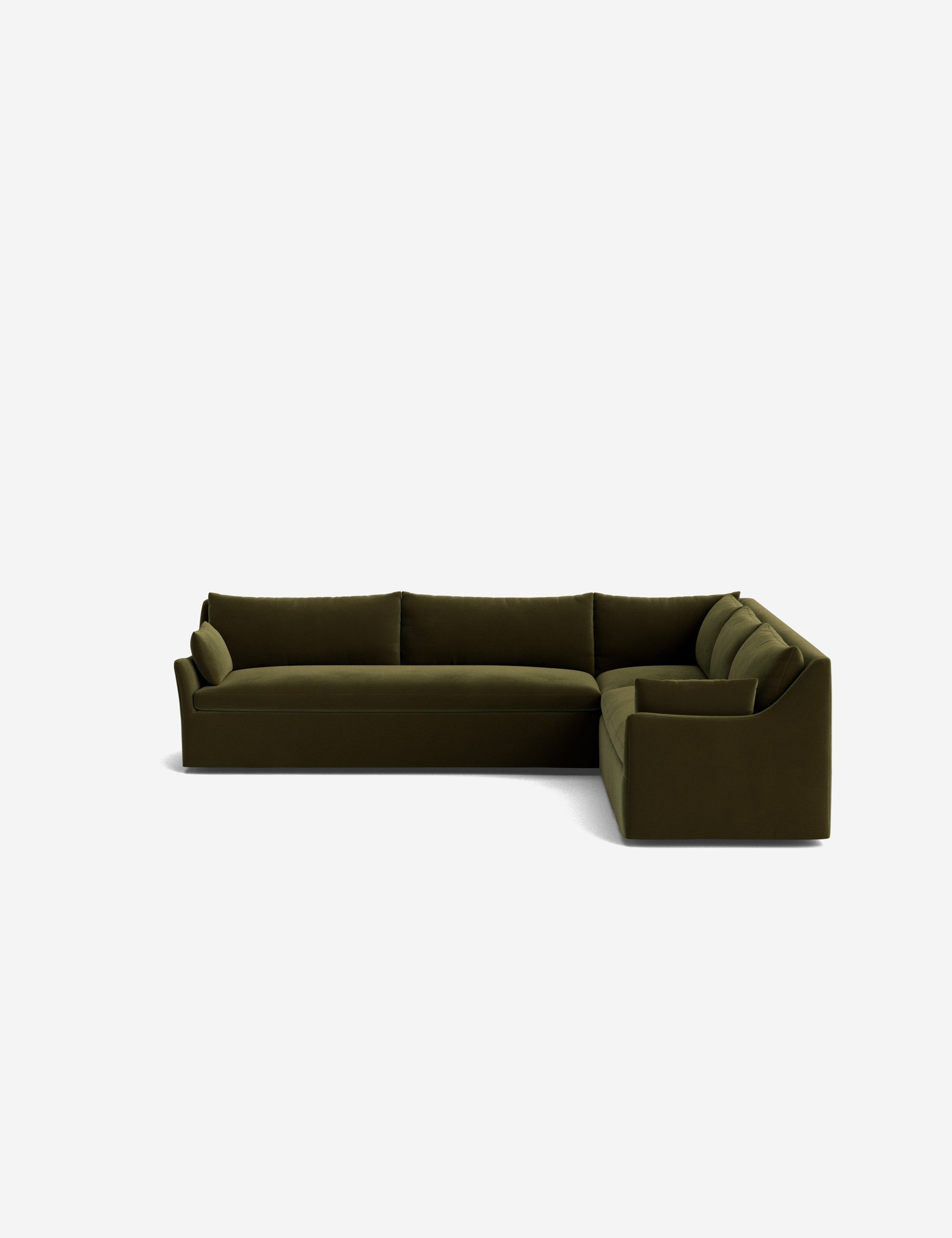 Palia Corner Sectional Sofa | Slipcover-Style, Slope-Arm Design