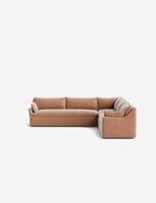 Palia Corner Sectional Sofa | Slipcover-Style, Slope-Arm Design