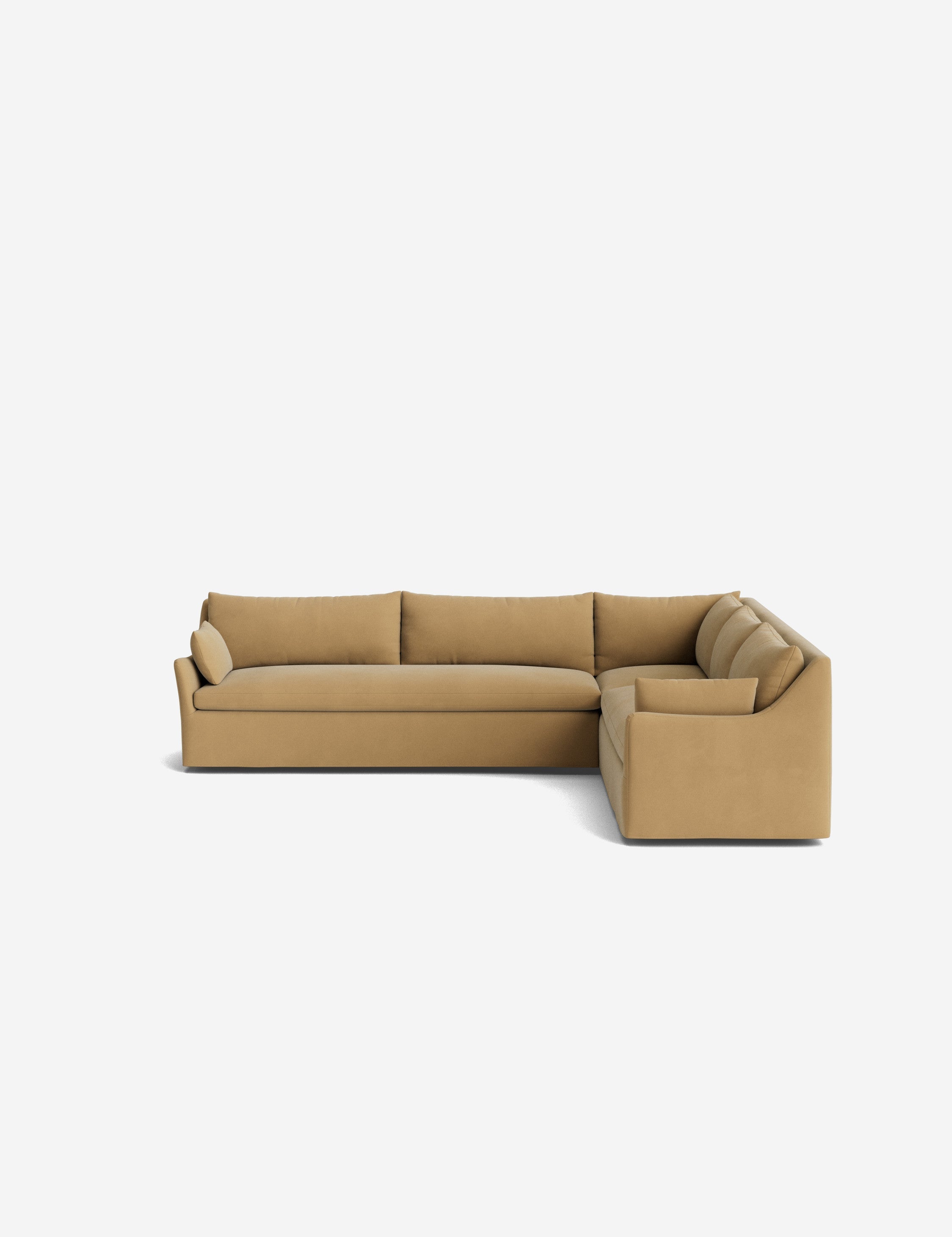 Palia Corner Sectional Sofa | Slipcover-Style, Slope-Arm Design