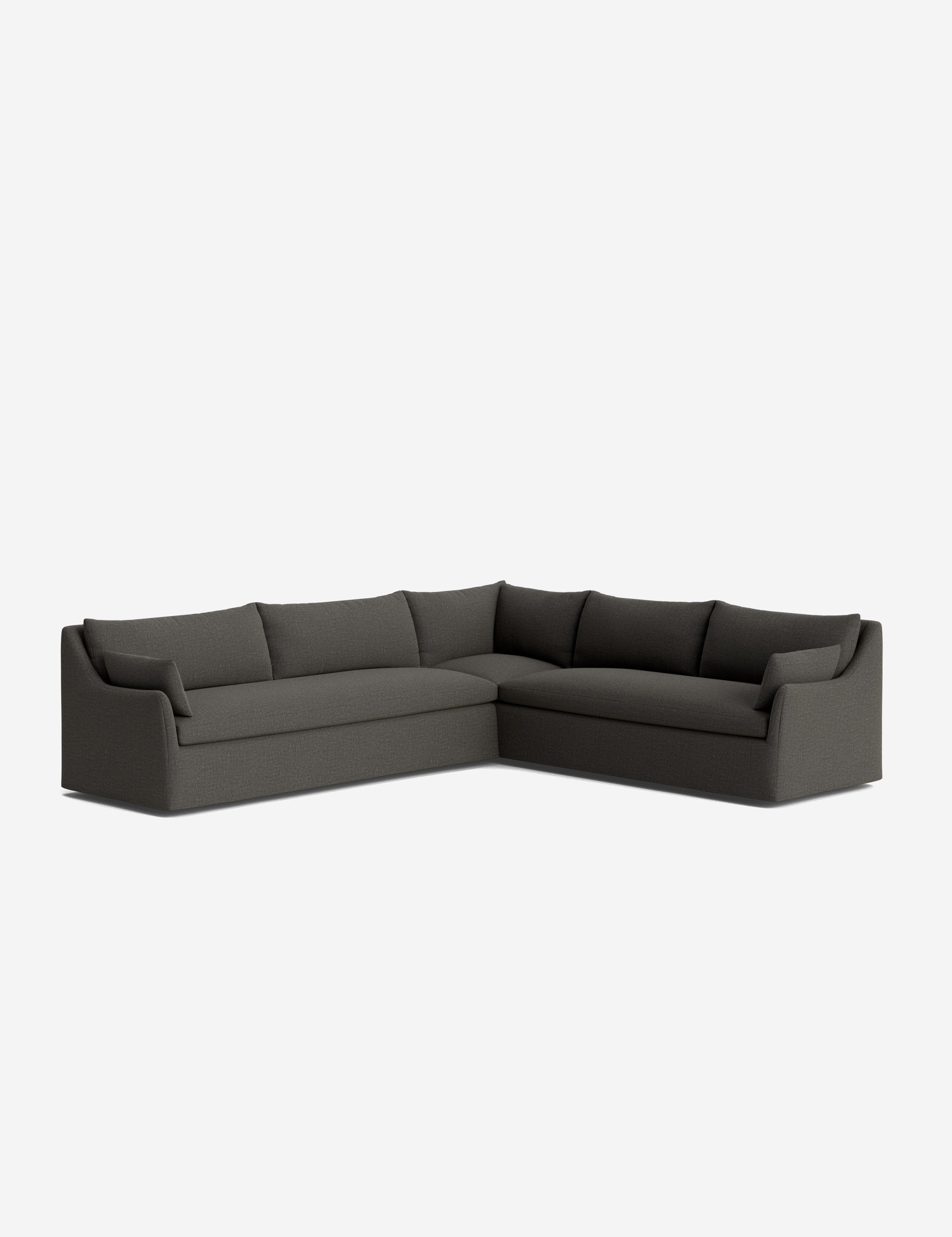Palia Corner Sectional Sofa | Slipcover-Style, Slope-Arm Design