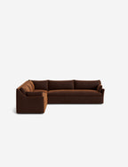Palia Corner Sectional Sofa | Slipcover-Style, Slope-Arm Design
