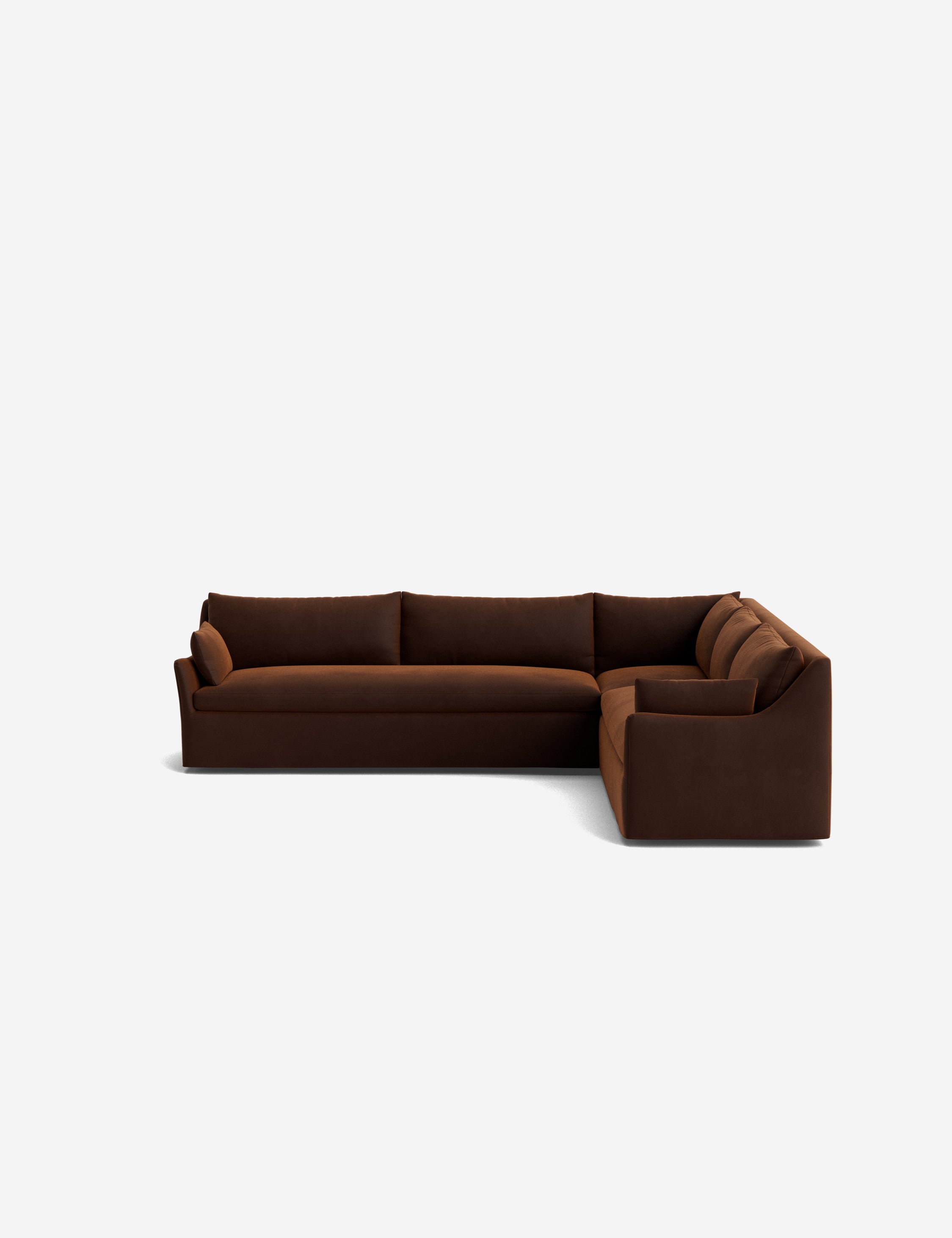 Palia Corner Sectional Sofa | Slipcover-Style, Slope-Arm Design