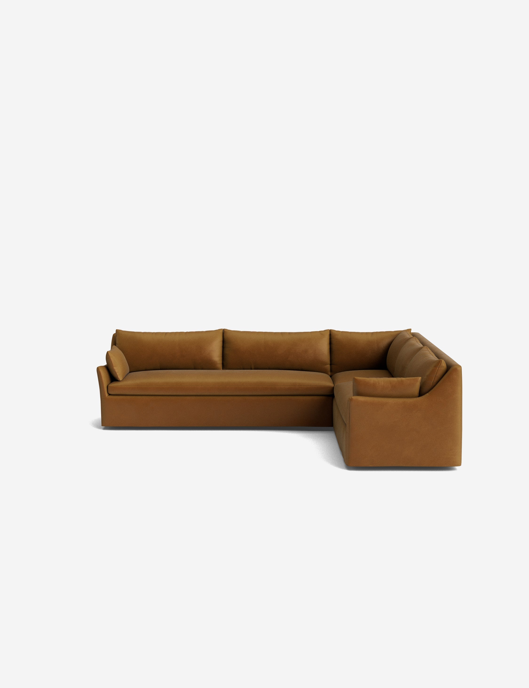 Palia Corner Sectional Sofa | Slipcover-Style, Slope-Arm Design