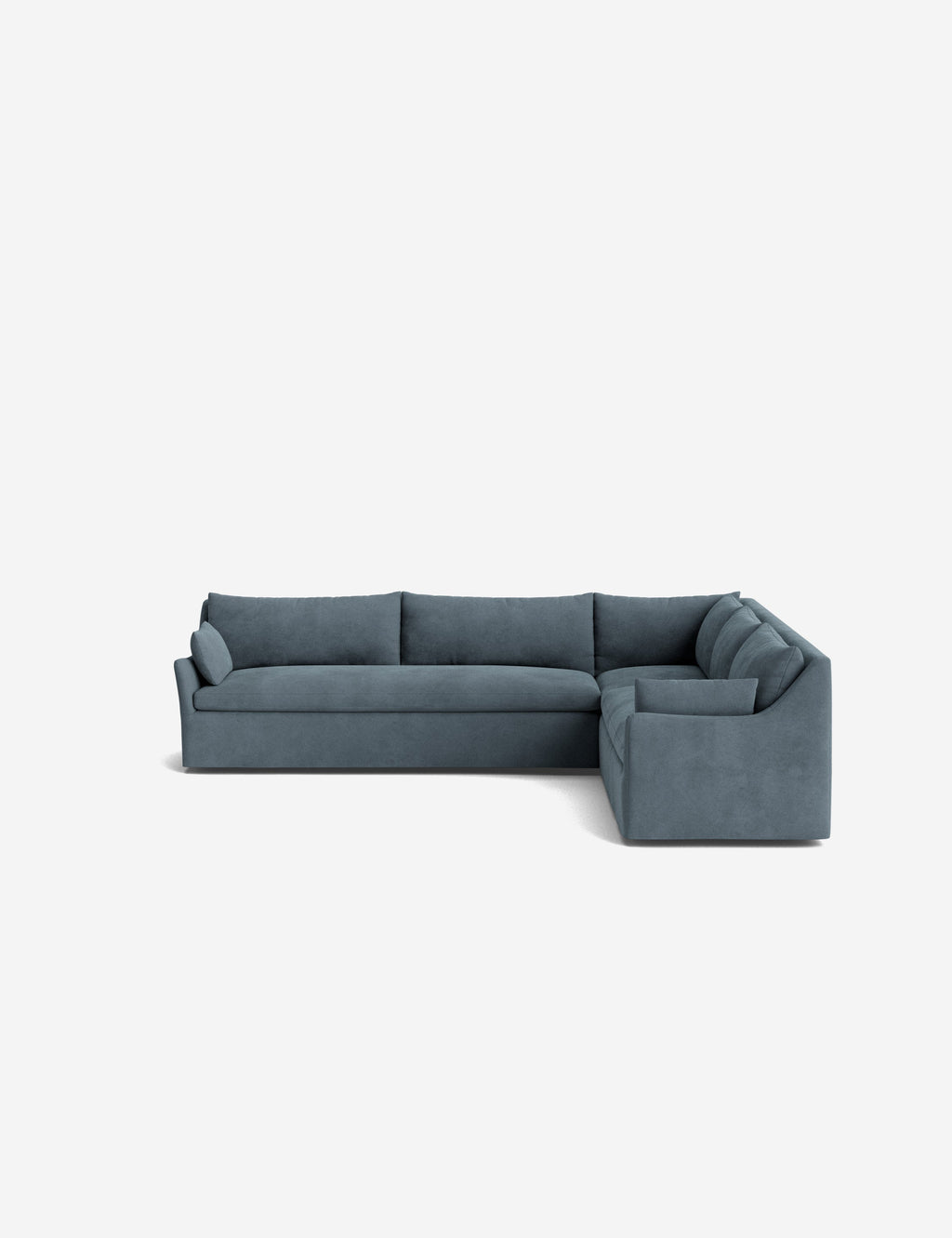 Palia Corner Sectional Sofa | Slipcover-Style, Slope-Arm Design