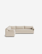 Palia Corner Sectional Sofa | Slipcover-Style, Slope-Arm Design