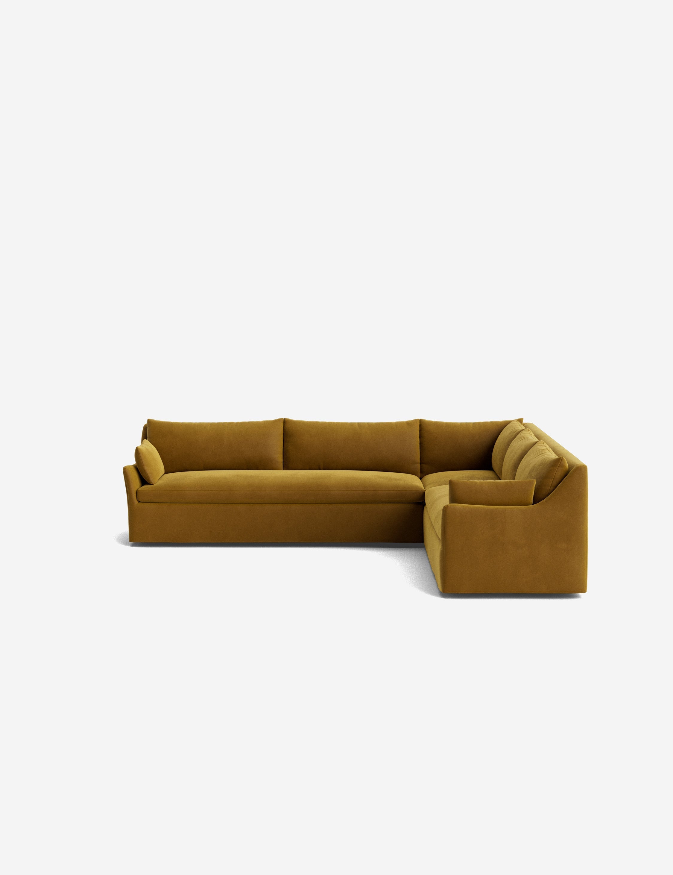 Palia Corner Sectional Sofa | Slipcover-Style, Slope-Arm Design