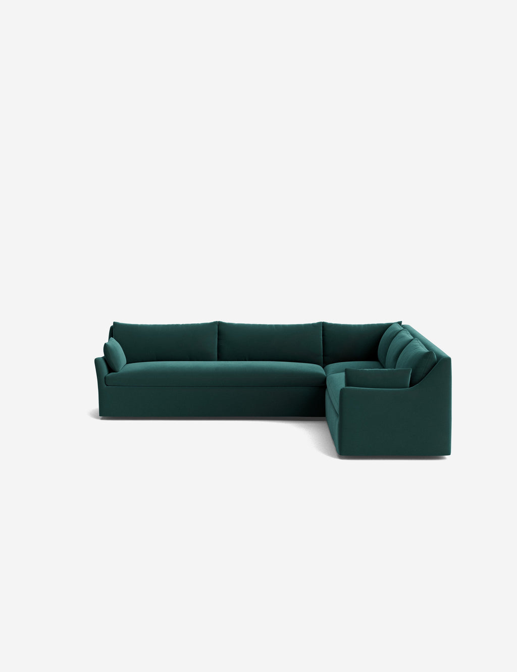 Palia Corner Sectional Sofa | Slipcover-Style, Slope-Arm Design