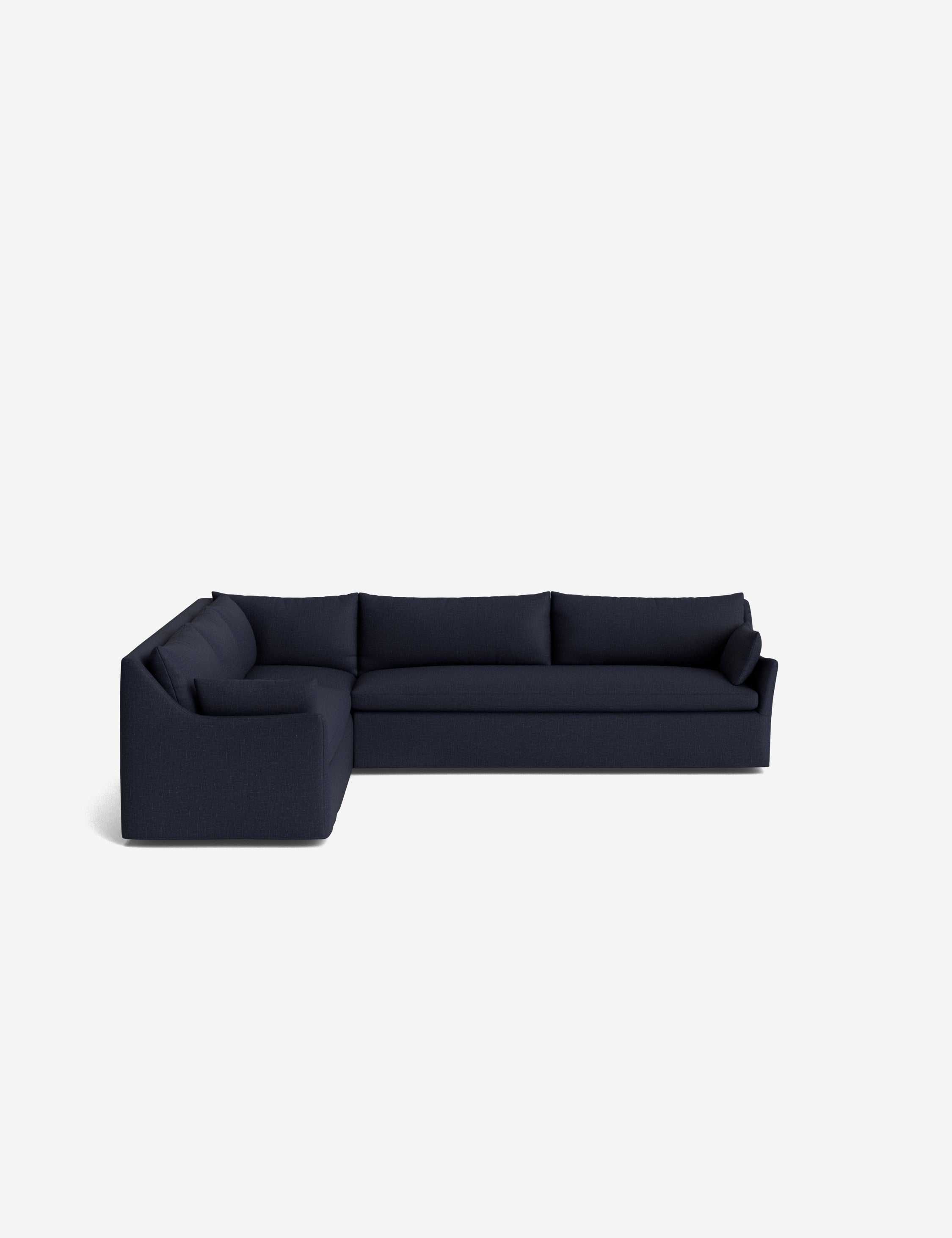 Palia Corner Sectional Sofa | Slipcover-Style, Slope-Arm Design