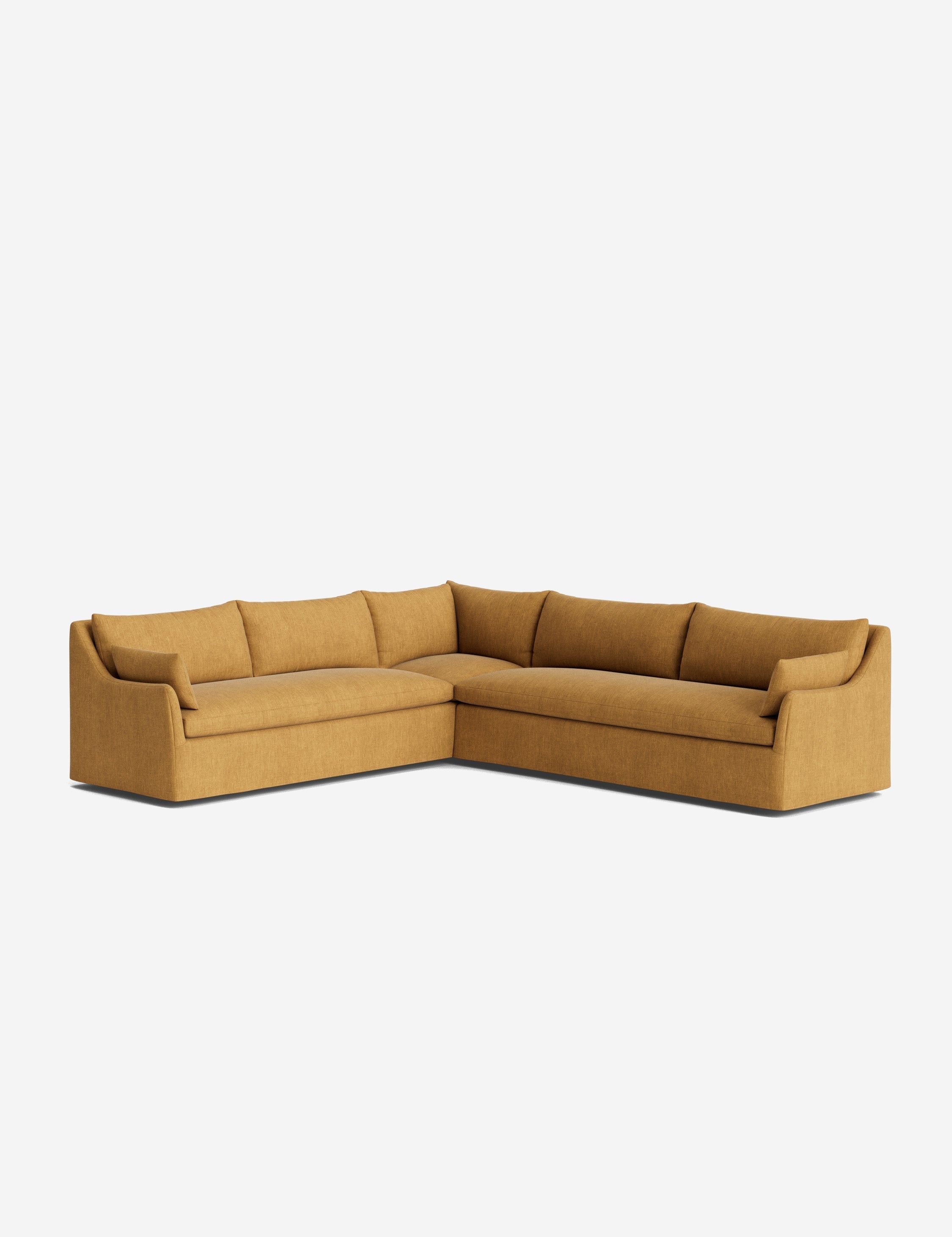Palia Corner Sectional Sofa | Slipcover-Style, Slope-Arm Design