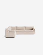 Palia Corner Sectional Sofa | Slipcover-Style, Slope-Arm Design