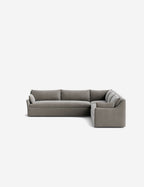 Palia Corner Sectional Sofa | Slipcover-Style, Slope-Arm Design