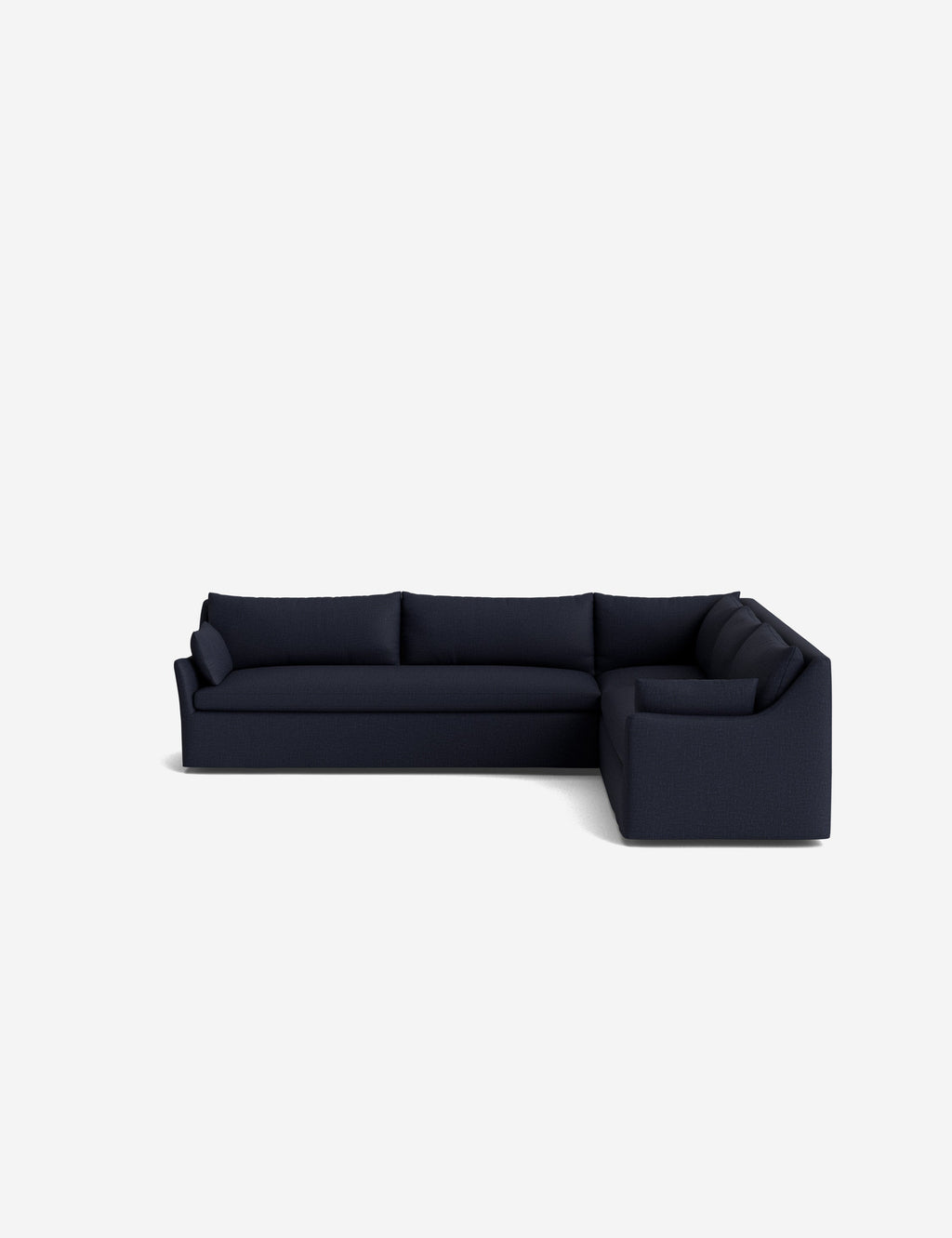 Palia Corner Sectional Sofa | Slipcover-Style, Slope-Arm Design