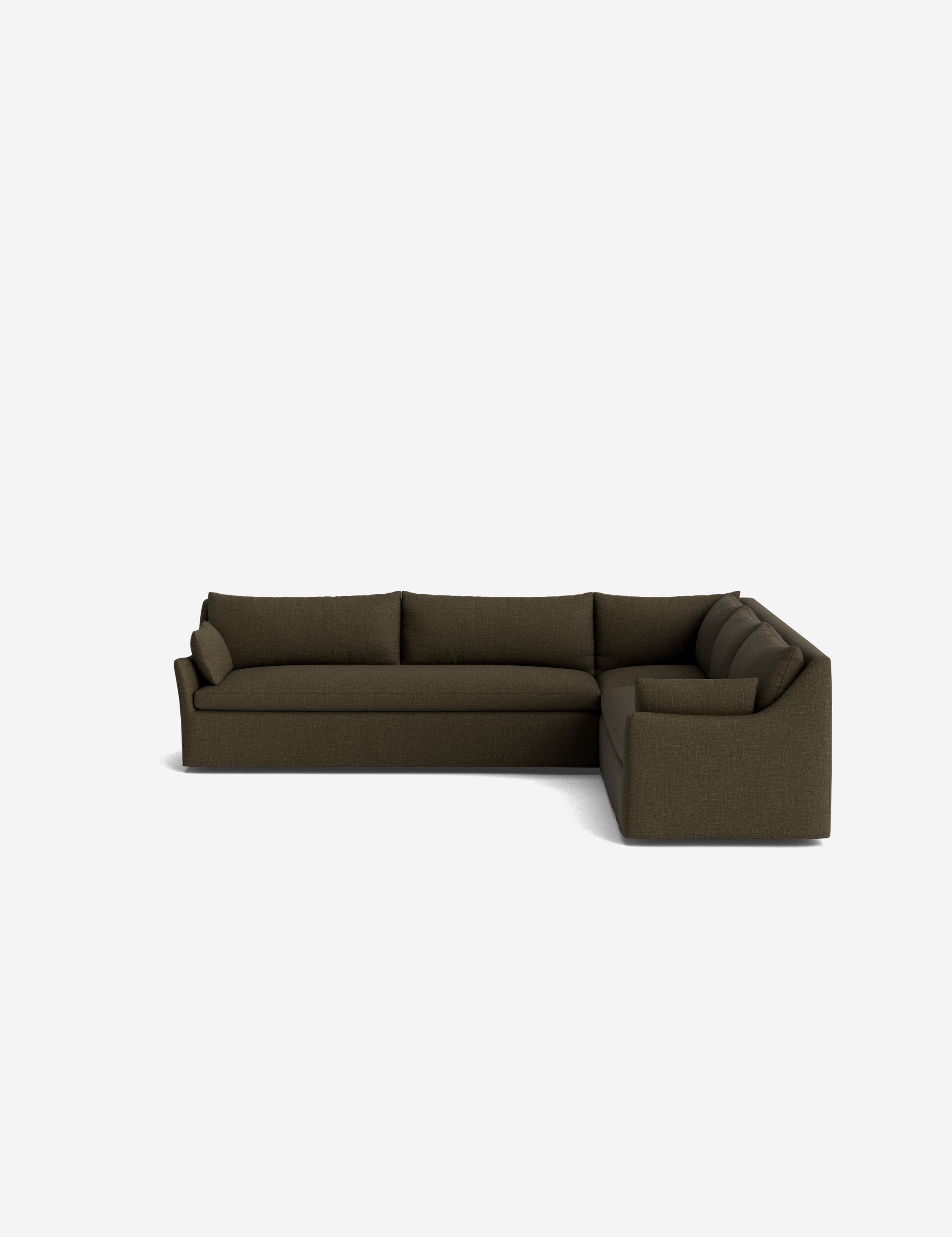 Palia Corner Sectional Sofa | Slipcover-Style, Slope-Arm Design