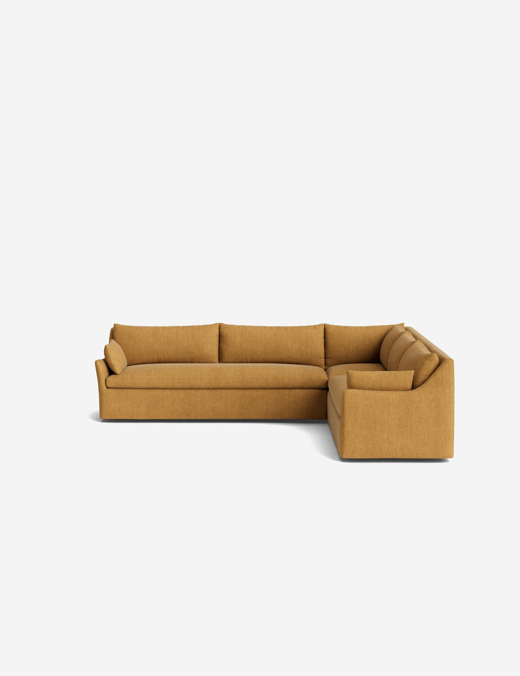 Palia Corner Sectional Sofa | Slipcover-Style, Slope-Arm Design
