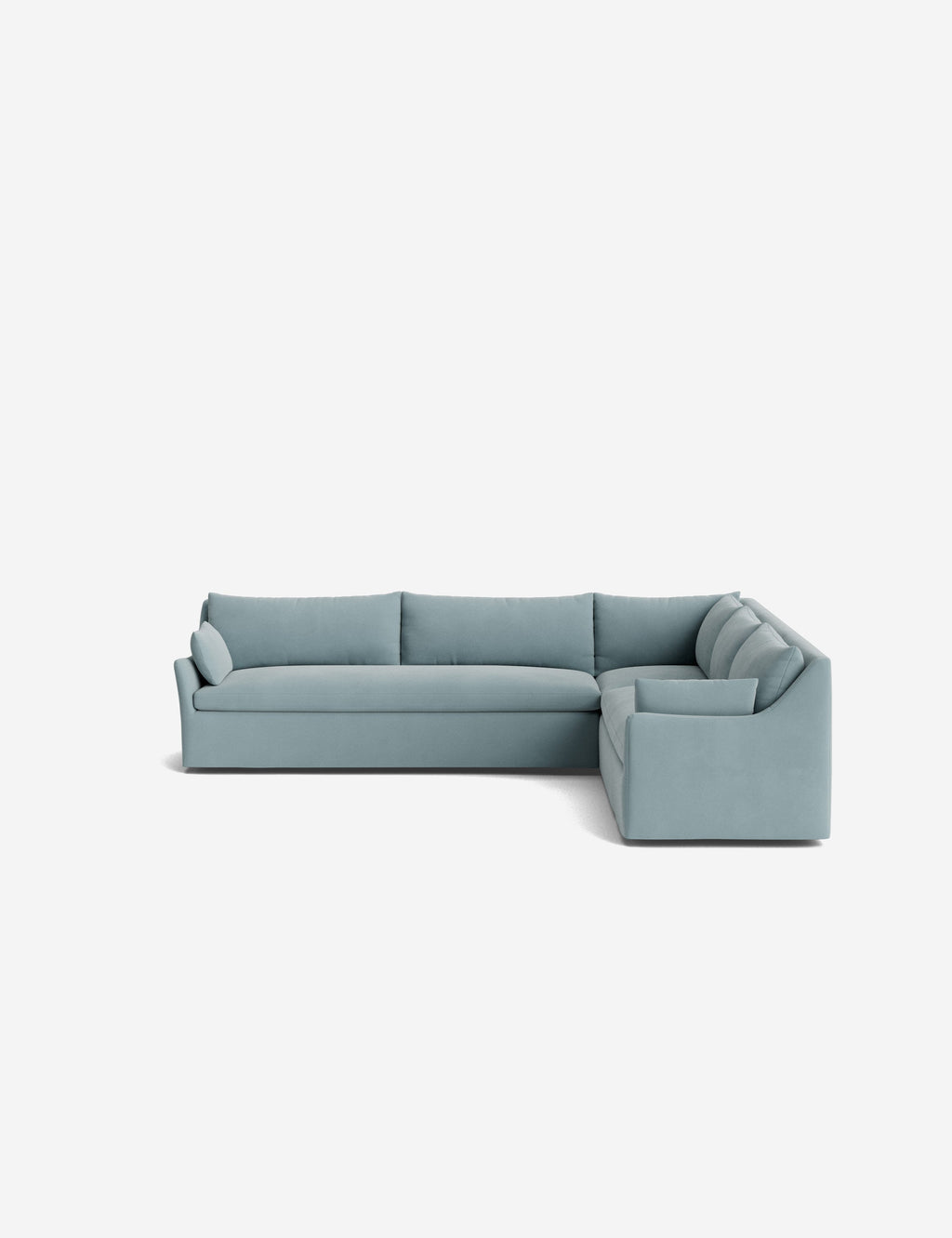 Palia Corner Sectional Sofa | Slipcover-Style, Slope-Arm Design