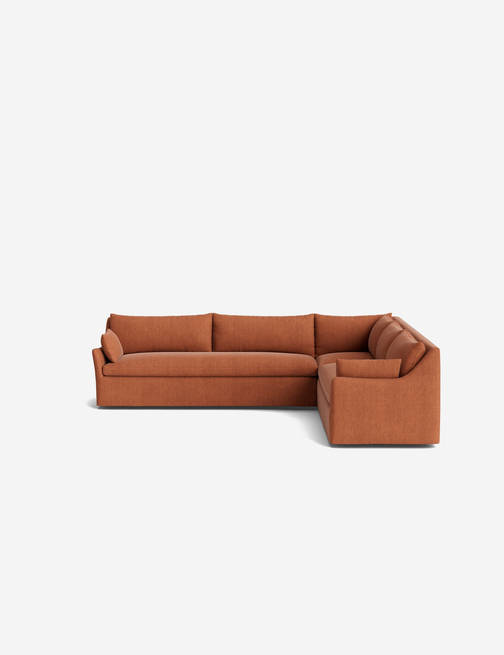 Palia Corner Sectional Sofa | Slipcover-Style, Slope-Arm Design